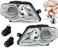 Scheinwerfer Set für VW Passat 3C 2005-2011 + Stellmotoren + OSRAM H7 Original L