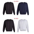 2er Pack FRUIT OF THE LOOM Basic Herren Sweatshirt Pullover Pulli Langarm Shirt