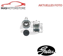 LICHTMASCHINE RIEMENSCHEIBE GATES OAP7013 P FÜR SKODA OCTAVIA I,FABIA I