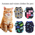 Warme Fleeceweste Für Kleine Katzen Und Hunde Pullover Kleidung Mantel ①