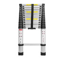 4,4M Edelstahlleiter Teleskopleiter Stehleiter Ladder Leiter Mehrzweckleiter