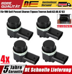4X Parksensor Sensor Einparkhilfe PDC Für VW Golf Passat Touran Audi 1T0919297A