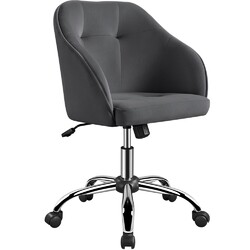 Bürostuhl Ergonomischer Drehstuhl Schreibtischstuhl Computerstuhl aus Samtstoff