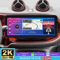 12.3" 2K 4+64G Android 15 Autoradio Carplay FM Navi für Smart Fortwo Forfour 453