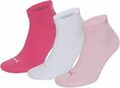 6 Paar Puma Sneaker Quarter Socken Gr. 35 - 49 Unisex für Damen Herren Füßlinge 