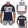 Tommy Jeans Essential Box Logo Tee Herren T-Shirt S M L XL XXL Dunkelblau Weiß