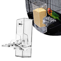 Automatisches Vogelfutterhaus hängendes Papageienfutterhaus kein Durcheinander Anti Spritz Schüssel mit