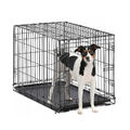 Transportbox für Haustier Hunde Katze Kaninchen klappbar Gittertransportbox