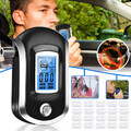 Alkoholtester Promilletester LCD-Anzeige Alcohol Tester Polizeigenau Mundstücke.