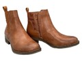 Braune Damen Stiefel Schuhe flache Stiefelette Fashion Boots Gr. 38 #050