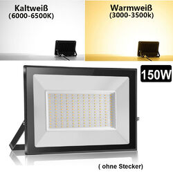 LED Fluter Scheinwerfer Außen Strahler Lampe IP66 Garten Flutlicht 50W 100W 500W