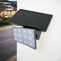 Solarlampe Bewegungsmelder Außenleuchte LED 4000K Außen Garten Haus Wandlampe