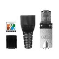 Netzwerkstecker Cat7 Cat6a RJ45 werkzeuglos geschirmt feldkonfektionierbar LAN