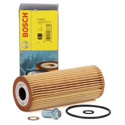 BOSCH 1457429122 Ölfilter + Schraube für MERCEDES W202 W203 W124 W210 M104 M111