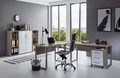 Büro Möbel komplett Set Arbeitszimmer OFFICE EDITION (Set 2) Sonoma Eiche/Weiß