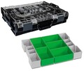 Sortimo Systemkoffer L-Boxx 102 Schwarz mit Transparentem Deckel mit Insetbox D3