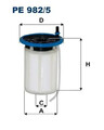 Kraftstofffilter Filtereinsatz PE 982/5 FILTRON für ALFA ROMEO FIAT