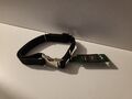 hunter halsband Rolling Hills Alu Gr L Schwarz  Leder