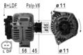 MESSMER Lichtmaschine Generator 120A 14V für Mercedes-Benz C-Klasse E 200