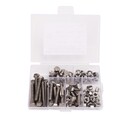 Sechskantschrauben-Set Aus Edelstahl 80-teilig 304 Edelstahl M6-Schraubenmutter