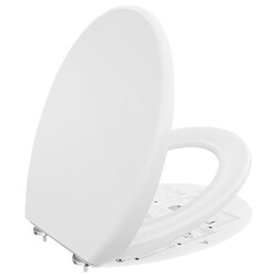 O D Eckiger Form Toilettensitz WC Sitz mit Absenkautomatik Duroplast WC Deckel