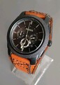 Herrenuhr Fossil FS 4616 Chronograph. Lederarmband Uhren 