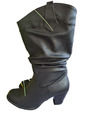 Sheego Stiefel Damen XL Weitschaftstiefel schwarz große Größen (3 376) NEU