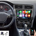 2+64GB 10.1" Android 13 Apple Carplay Autoradio GPS Navi DSP für VW Golf VII MK7