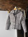 SuperDry Graue Fuji Slim Double Zip Kapuzenjacke für Damen, Streetwear,...