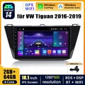 64G Android 14 Autoradio Carplay BT 5.0 GPS Navi für VW Tiguan AD1 AX1 2016-2020