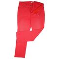 MAC 40 Jeans Hose Rot Damen 7/8 ankle Stretch Straight L. Melanie Stitch New W30