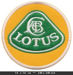 LOTUS Aufnäher Patch Automobile Sportwagen Elise Eclipse Emira Evija England