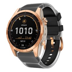 Für Garmin Fenix 7S 6S Pro Sapphire 5S Plus Instinct 2s Sport Silikon Armband