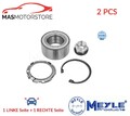 RADLAGERSATZ RADLAGER SATZ PAAR MEYLE 16-14 650 0021 2PCS I FÜR RENAULT