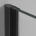 Duschdichtung Ersatzdichtung 6mm 8mm Wasserabweiser Duschtürdichtung schwarz