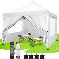 HOTEEL Pop up Pavillon 3x3m Wasserdicht Faltpavillon Gartenpavillon Partyzelt