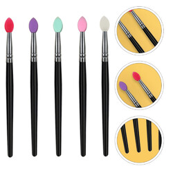  5 Pcs Make-up-Pinsel-Set Professionelle Lidschattenpinsel Für Die Augen