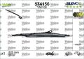 VALEO 574156 Wischblatt für AUDI BMW  passend für FIAT FORD HYUNDAI JAGUAR