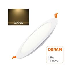 OSRAM Flach Einbaustrahler Downlight Panel Rund  LED 15W Spot Lochmaß 153mm Spot