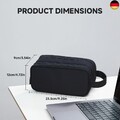 Teskyer Kabel Organizer Tasche, Doppelschicht Reise Essentials Elektronik