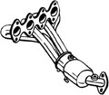 Katalysator Euro 4 090-177 BOSAL für MERCEDES-BENZ C-KLASSE T-Model C-KLASSE CLK