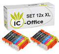 12 Patronen PGI 550 CLI 551 XXL für CANON MG5450 MG6350 MX725 MX925 IP7250