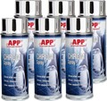 Chrome 6x 400ml Chromlack Spray Chromefarbe Chromspray Sprühlack Effektspray APP