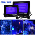 200W LED UV Schwarzlicht Strahler Fluter Wasserdicht Scheinwerfer Party Dekor