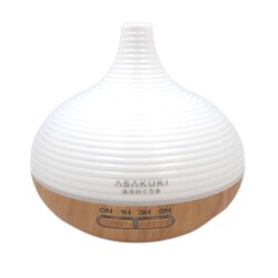 Asakuki Aroma Diffuser Luftbefeuchter Raumduft Spa Schlafzimmer Büro 300 ML LED 