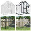 Voliere Vogelkäfig Vogelvoliere Freilaufgehege Vogelhaus Aluminium neu