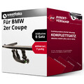 Anhängerkupplung abnehmbar + E-Satz 7pol universell für BMW 2er Coupe 12- neu