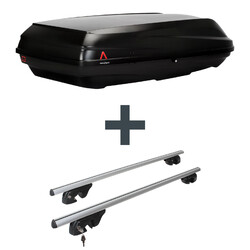 Dachbox G3 BiCube 520+ + Dachträger Menabo Sherman für Dacia Sandero Stepway IJetzt 50€* sparen mit Code: PKW25