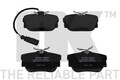 NK Bremsbelagsatz Scheibenbremse 224759 für VW T4 70C 70B TRANSPORTER MULTIVAN