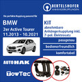 Für BMW 2er Active Tourer Typ F45 11.2013-10.2021 AHK abn. +7pol sp. E-Satz EBA